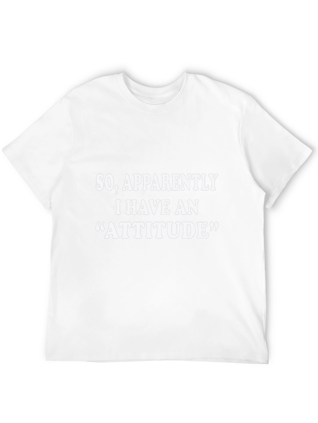 Attitude Statement Black Graphic T-Shirt