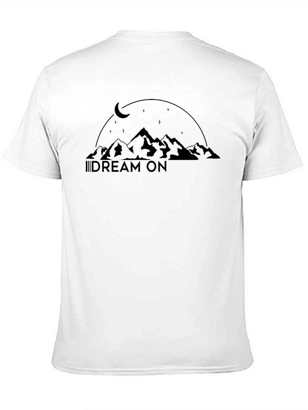 Dream On Graphic T-Shirt - Mountain & Moon Design