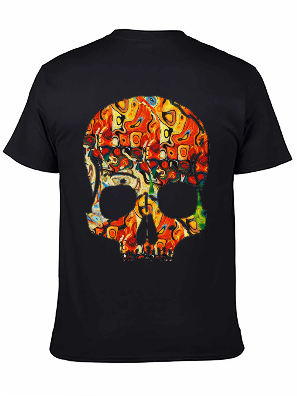 Psychedelic Skull Graphic Tee
