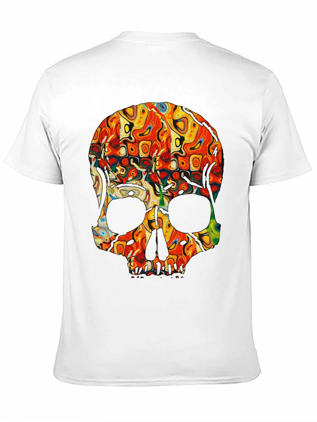 Psychedelic Skull Graphic Tee