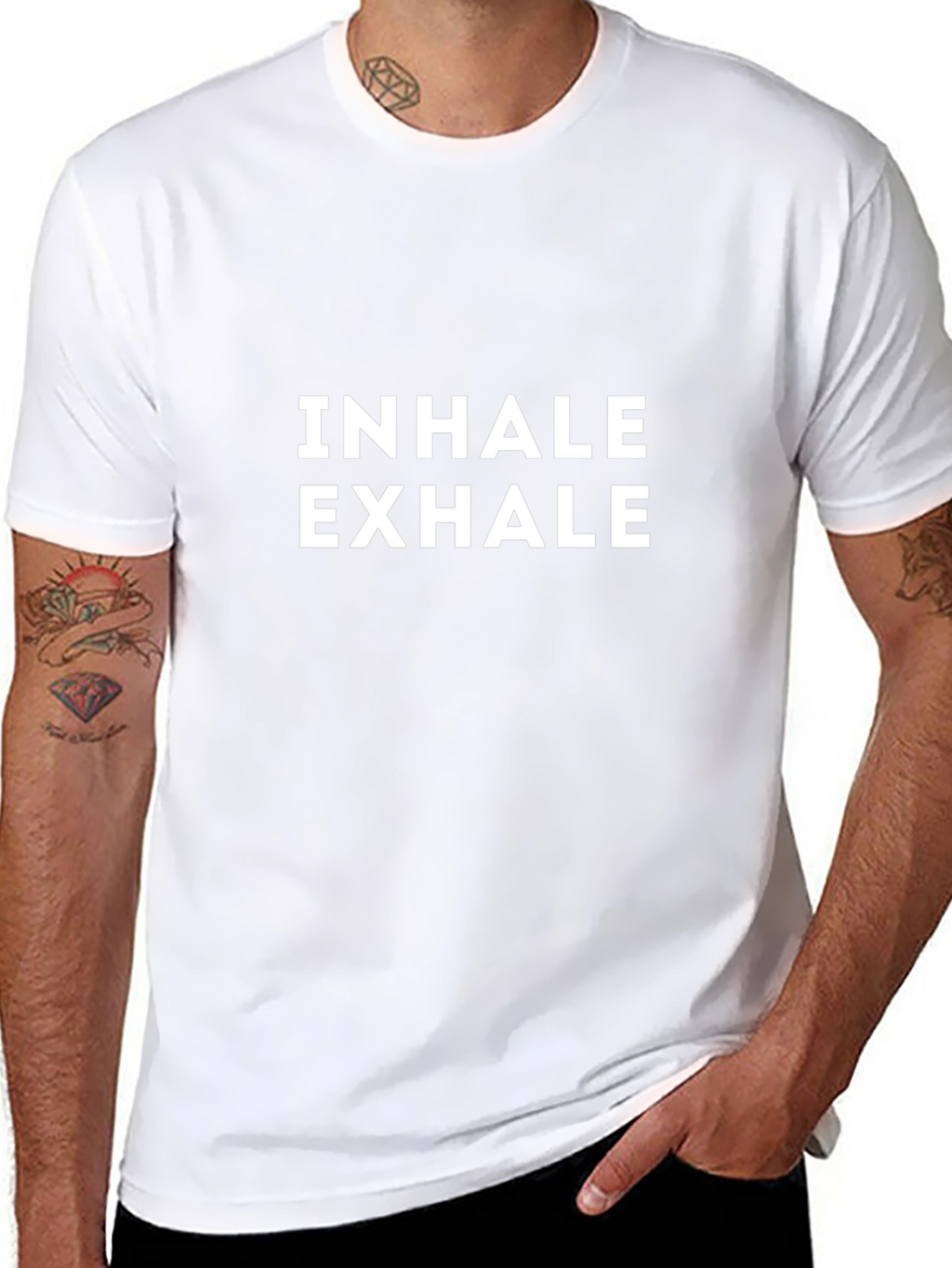 Inhale Exhale Graphic Tee - Relaxed Fit
