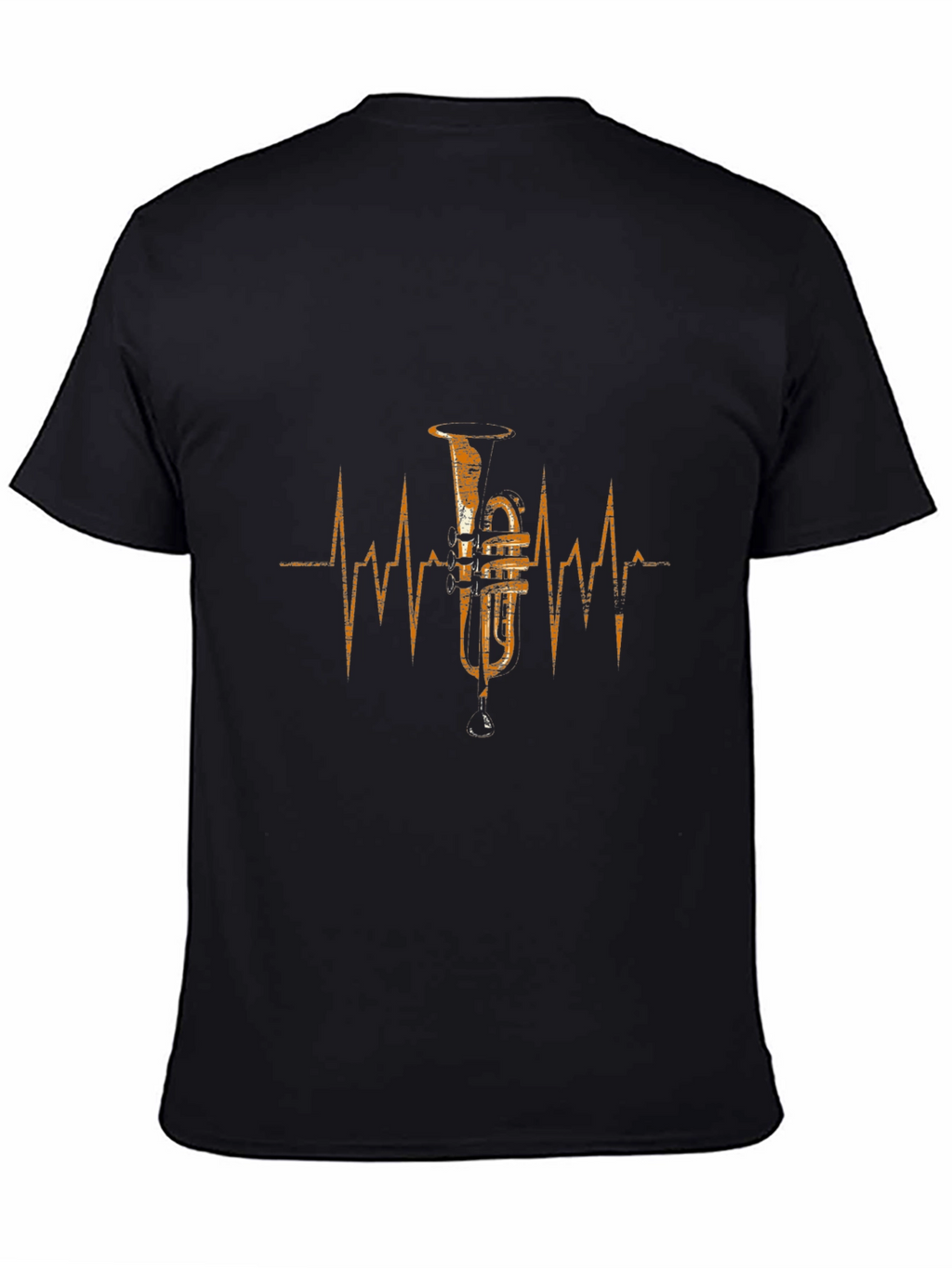 Tuba Heartbeat T-Shirt - Musicians Gift