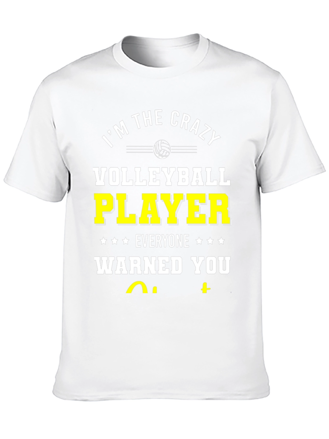 Crazy Volleyball Player T-Shirt - Black