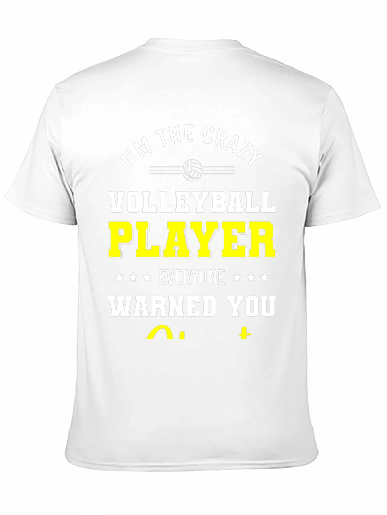 Crazy Volleyball Player T-Shirt - Black