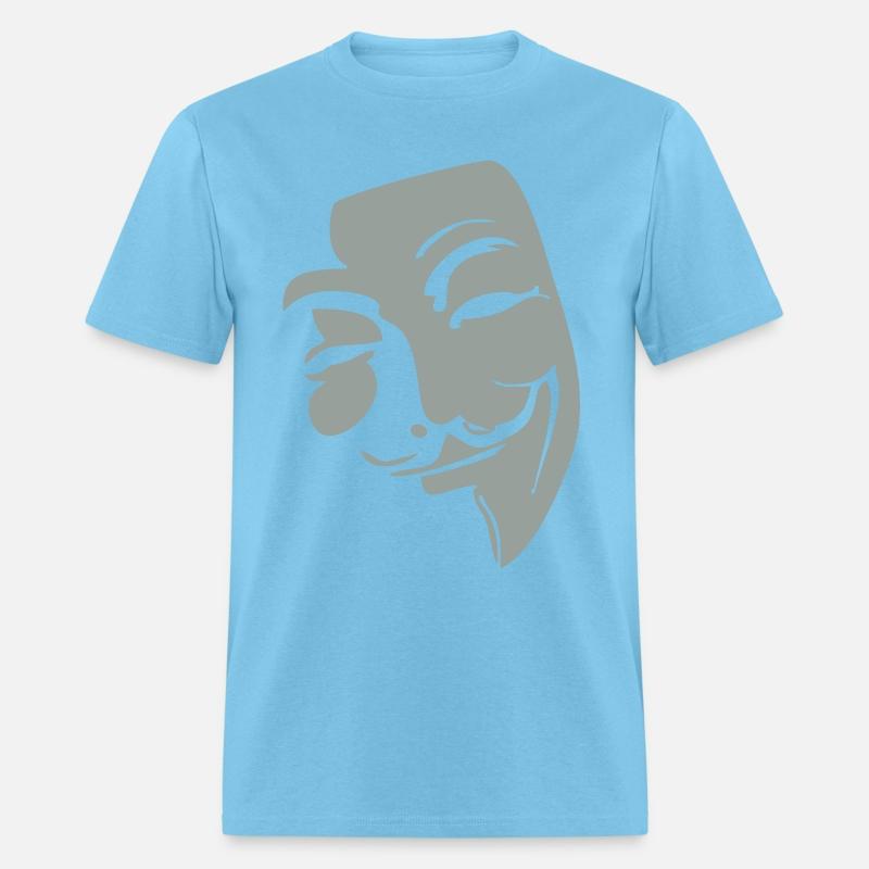 Anonymous Mask with Quirky Smile