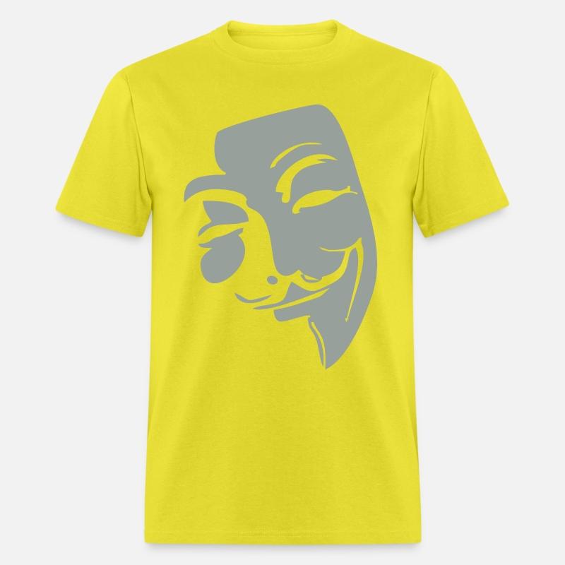 Anonymous Mask with Quirky Smile