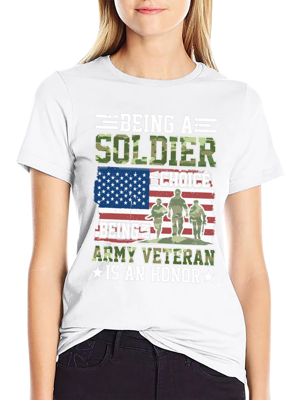 Soldier Veteran T-Shirt - Army Honor Tee