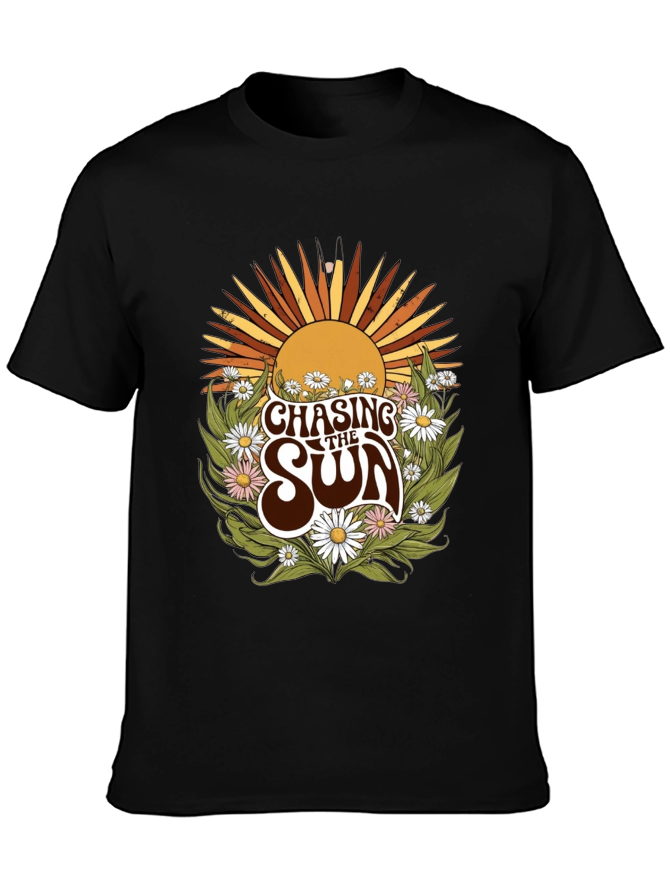 Chasing the Sun Graphic Tee - Retro Style Comfort