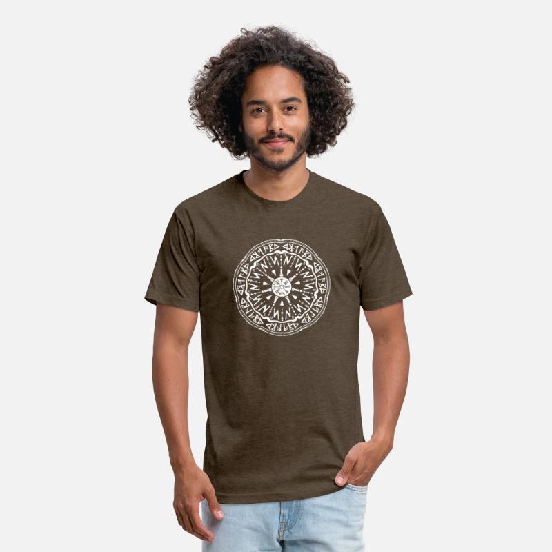 Viking Compass Inspired Mandala Design 01 - White
