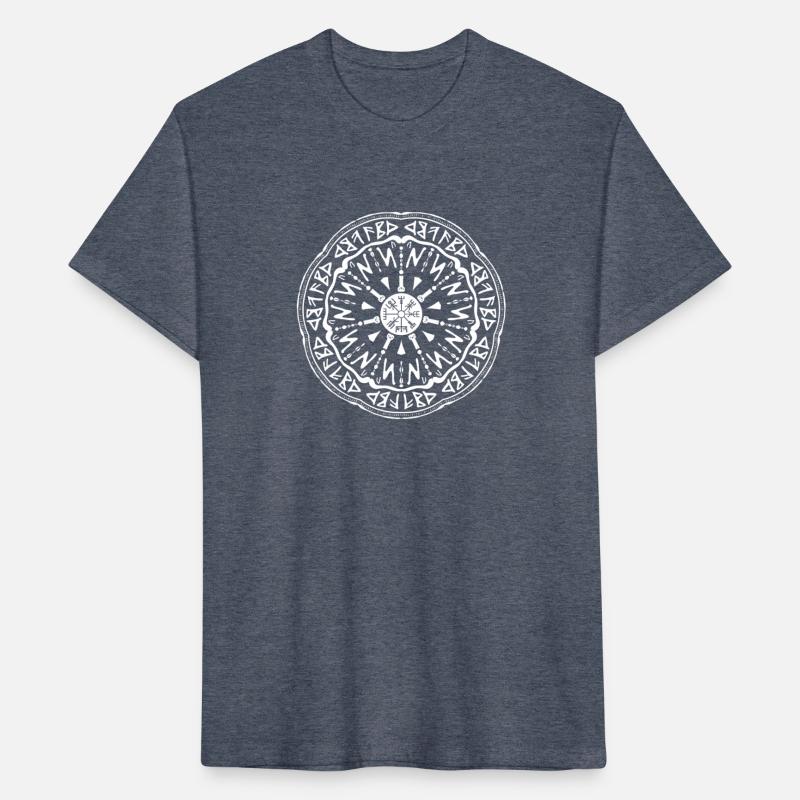 Viking Compass Inspired Mandala Design 01 - White