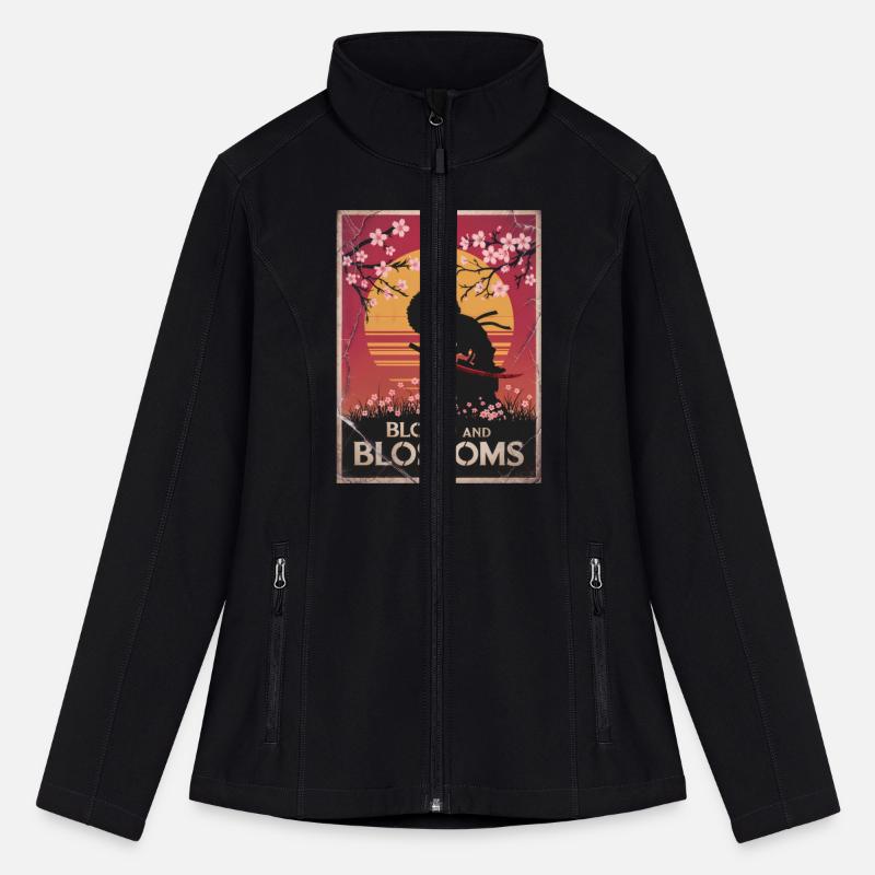 Vintage Afro Samurai Warrior - Blood And Blossoms