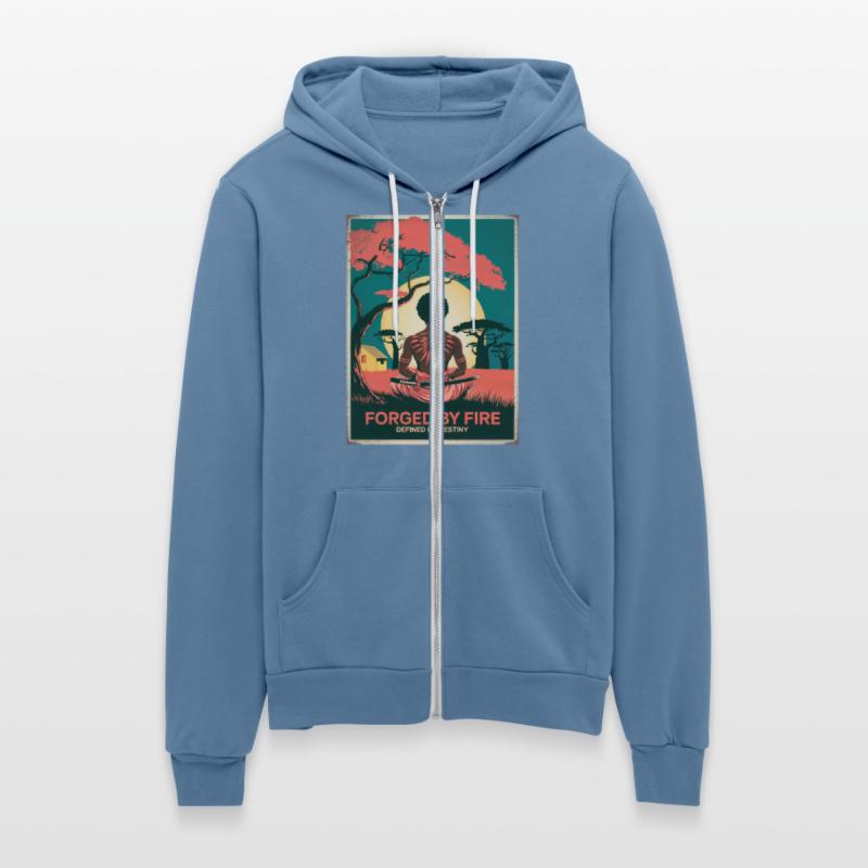 Vintage Afro Samurai Warrior - Forged By Fire