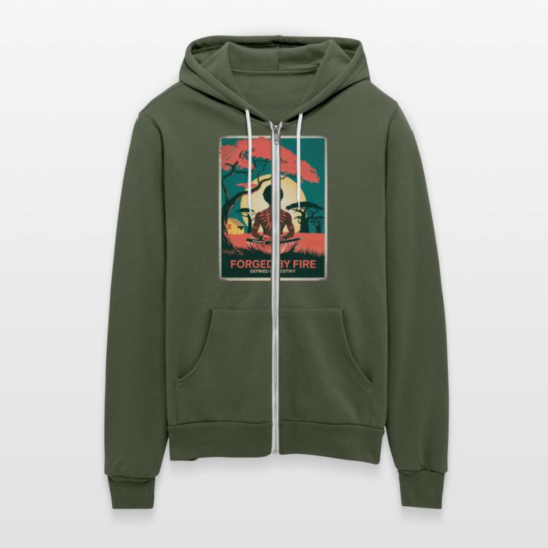 Vintage Afro Samurai Warrior - Forged By Fire