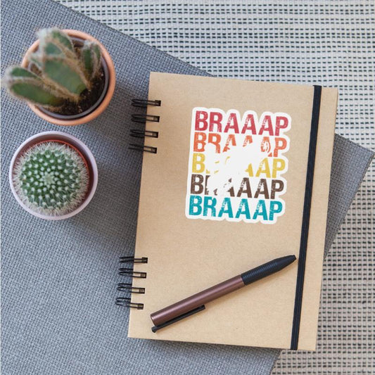 Vintage Braap Snowmobile TShirt Motor Sled Sports