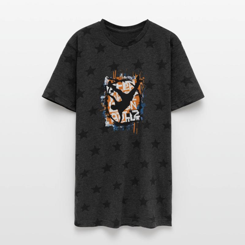 Vintage Hip Hop Rapper-Inspired Urban Art