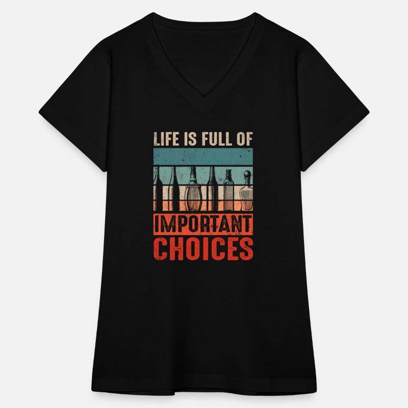Vintage Life Full Of Choices Alcohol Bottle
