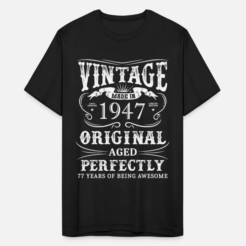Vintage Made In 1947 77 Years Of Being Awesome