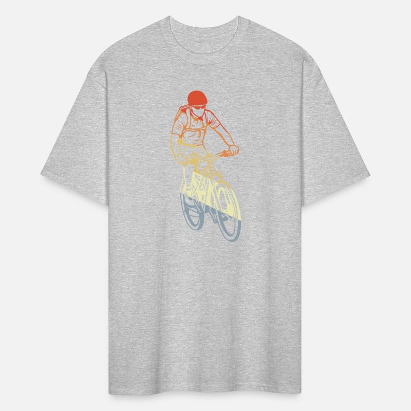 Vintage Mountain Biker Drawing