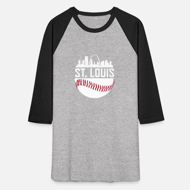 Vintage St Louis Baseball Skyline Missouri Gift