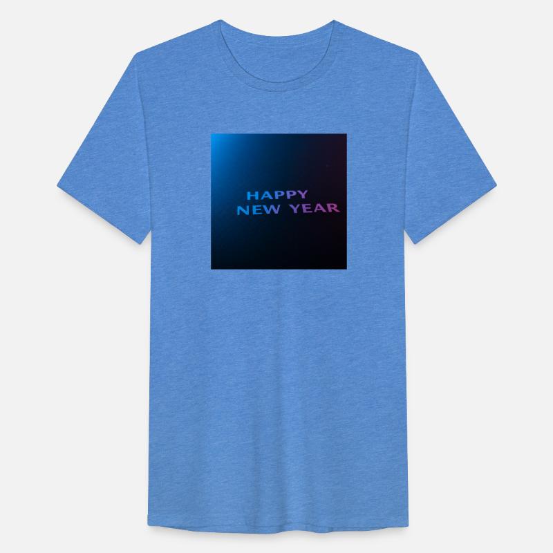 Violet Glitter Happy New Year Design