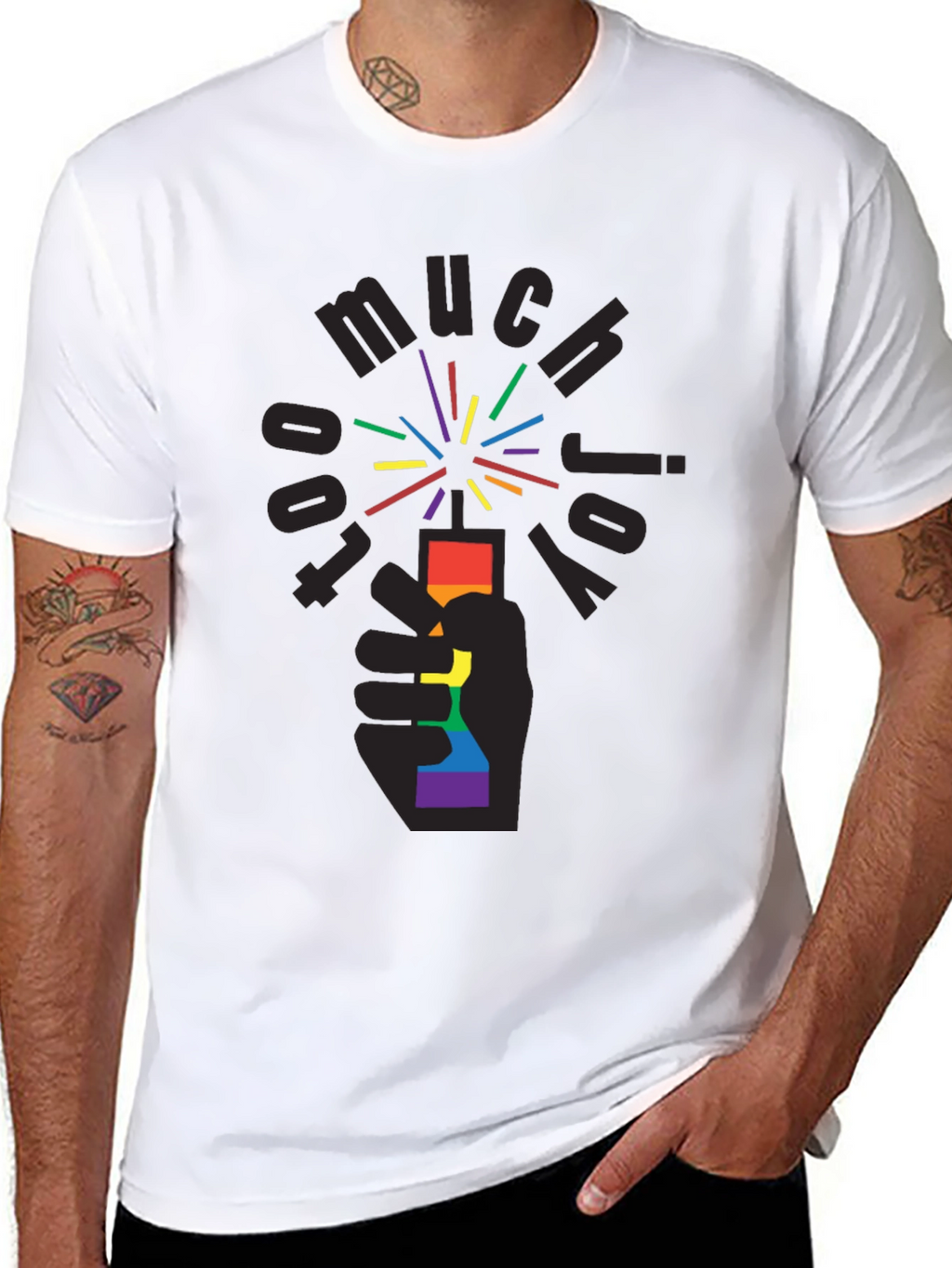 Much Too Joy Pride T-Shirt