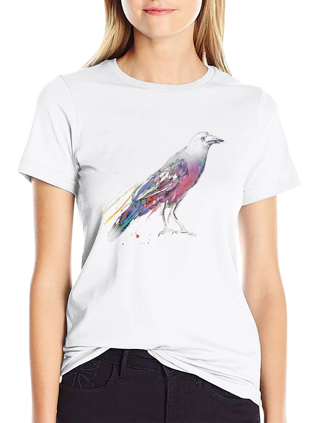 Raven Graphic T-Shirt - Mens Black Tee