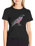 Raven Graphic T-Shirt - Mens Black Tee