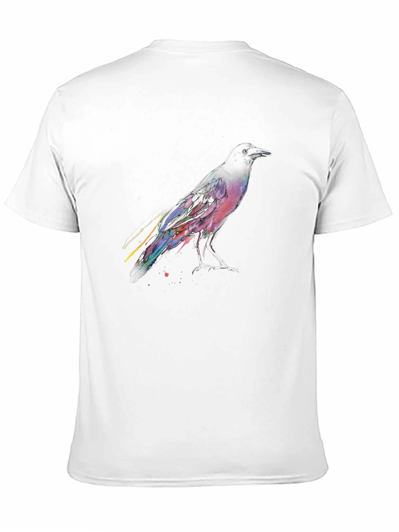 Raven Graphic T-Shirt - Mens Black Tee