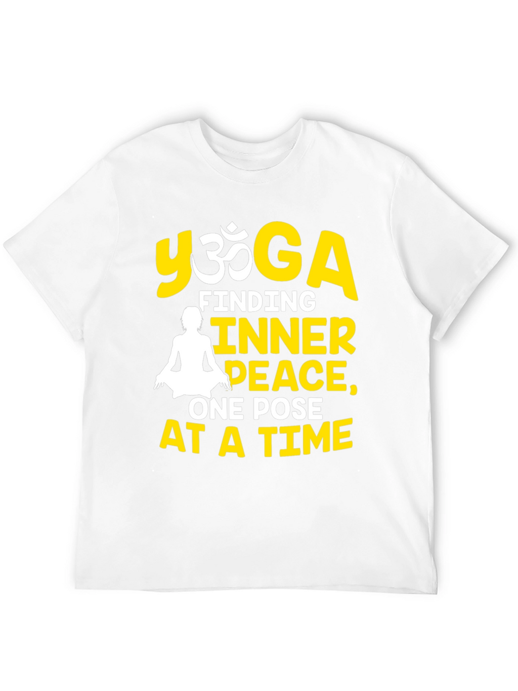 Yoga Inner Peace Black T-Shirt