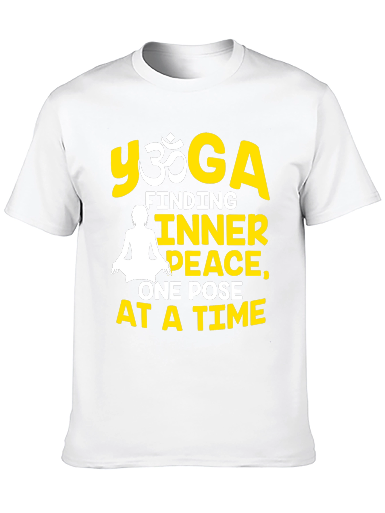 Yoga Inner Peace Black T-Shirt