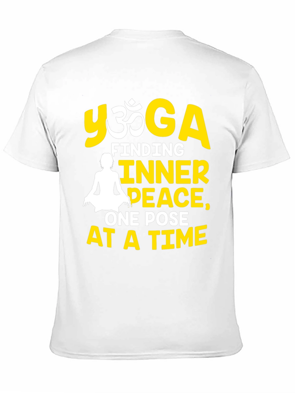 Yoga Inner Peace Black T-Shirt