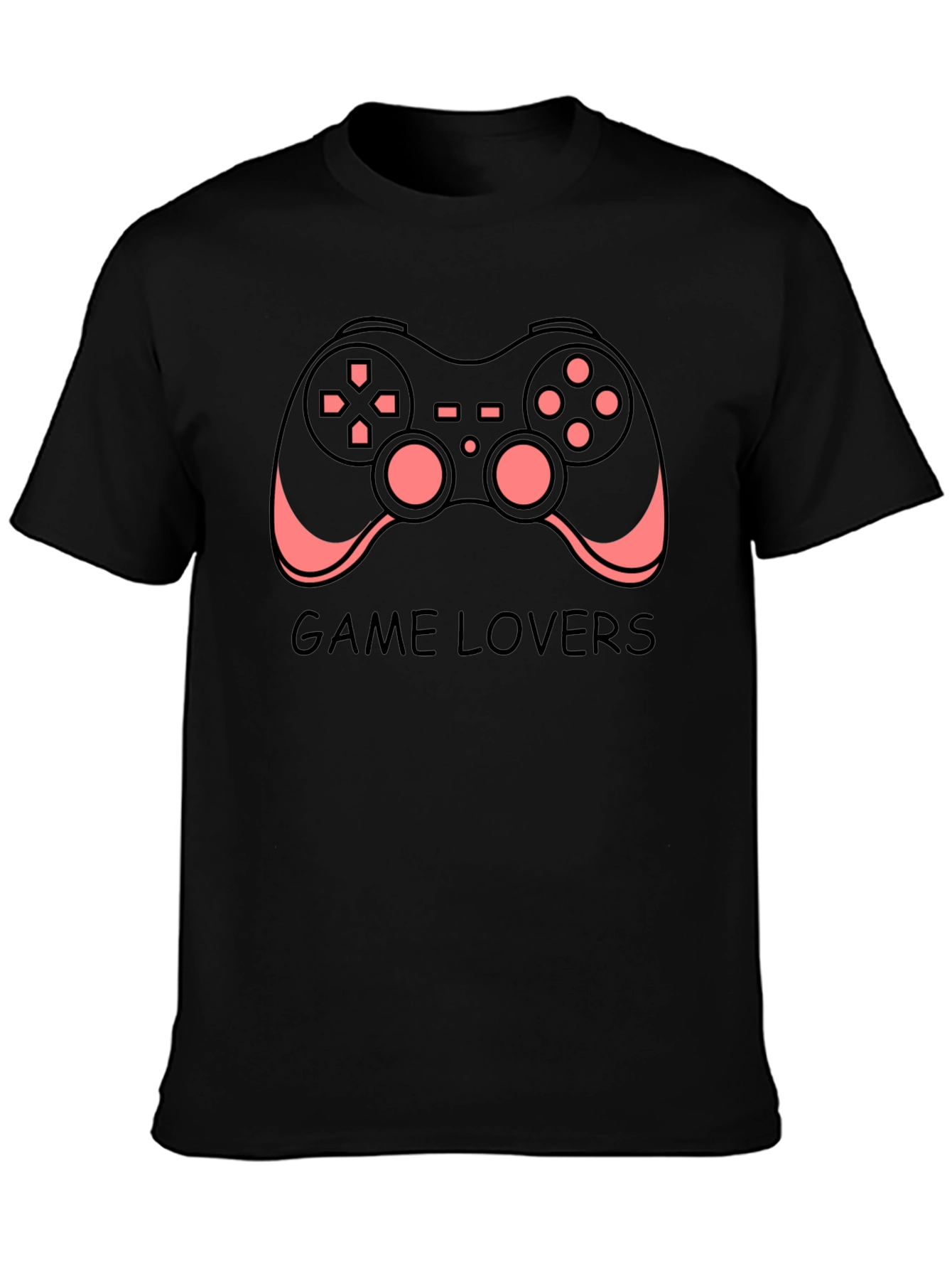 Game Lovers Black T-Shirt