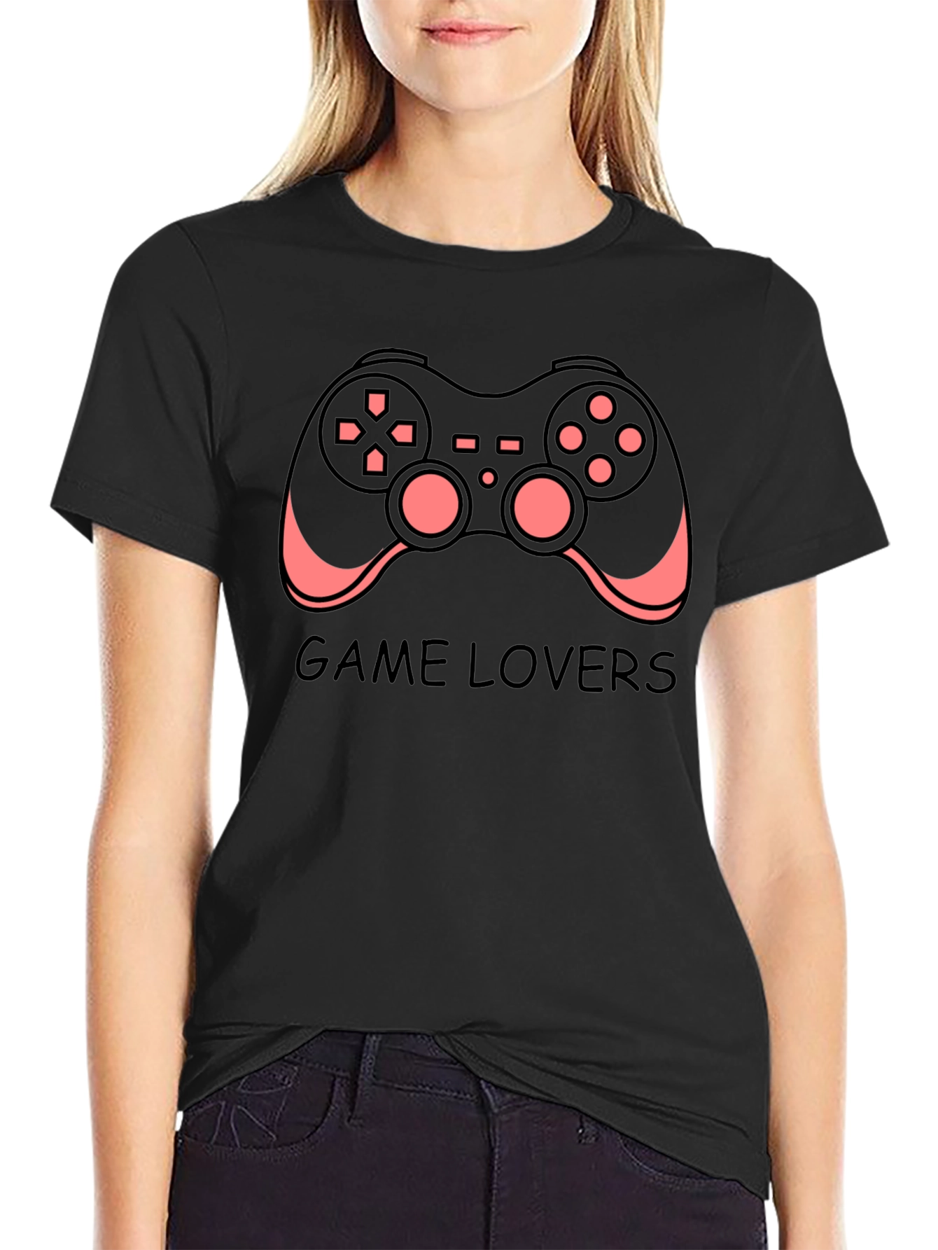 Game Lovers Black T-Shirt