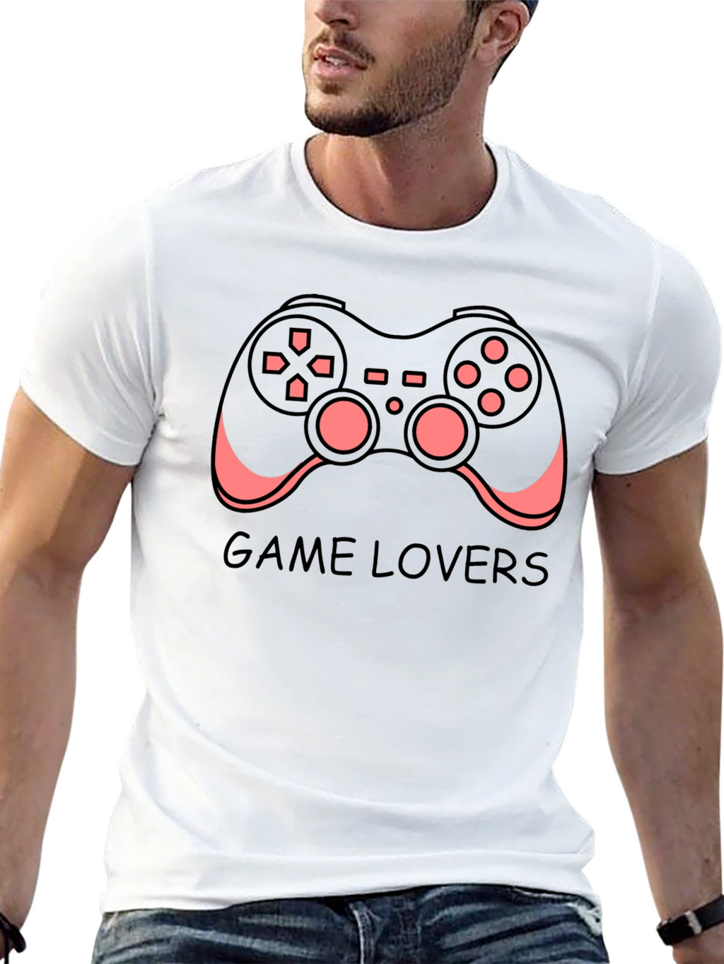 Game Lovers Black T-Shirt
