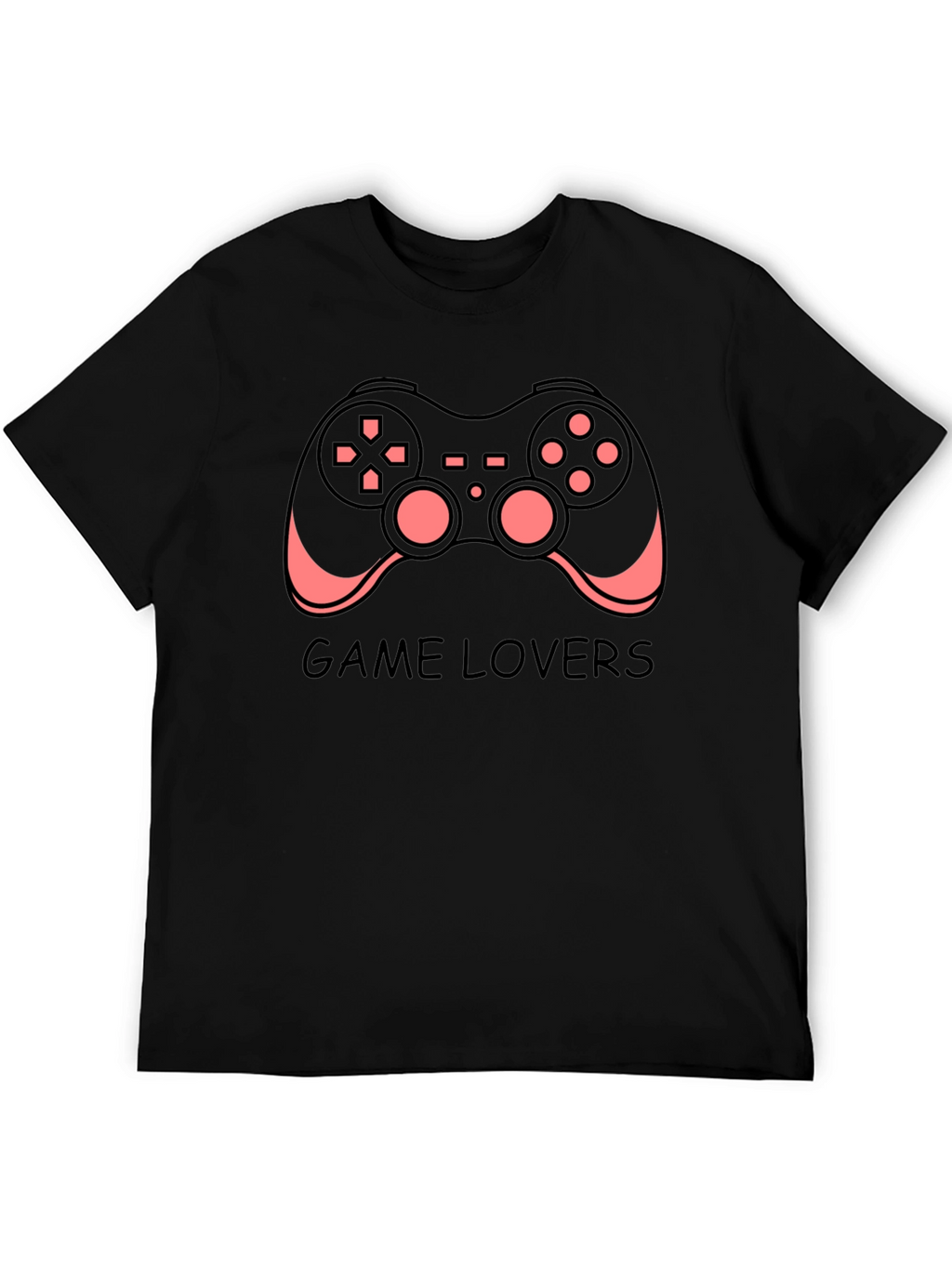 Game Lovers Black T-Shirt
