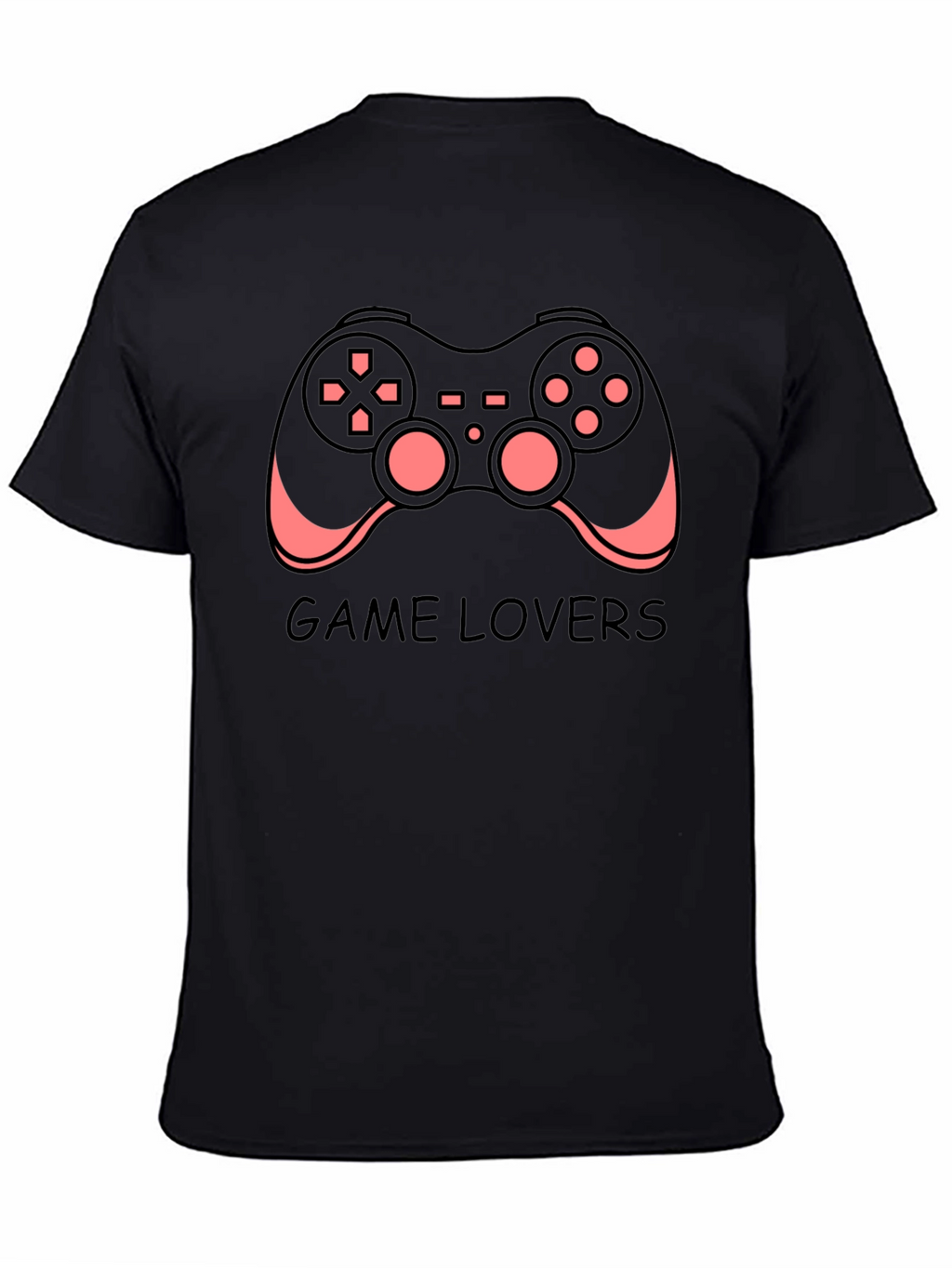 Game Lovers Black T-Shirt