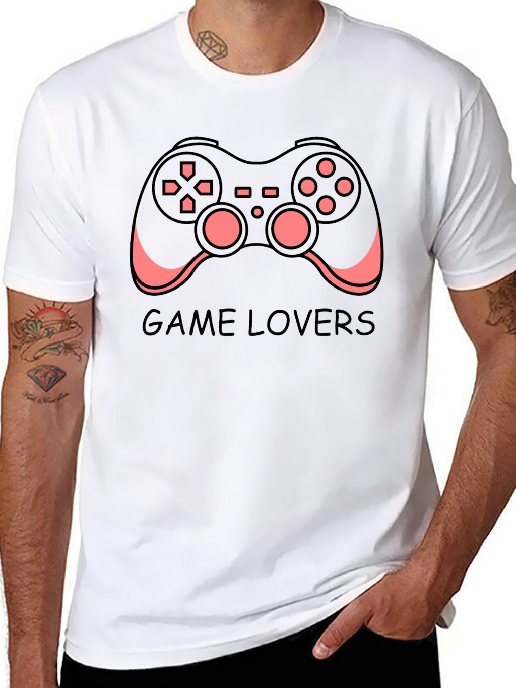 Game Lovers Black T-Shirt
