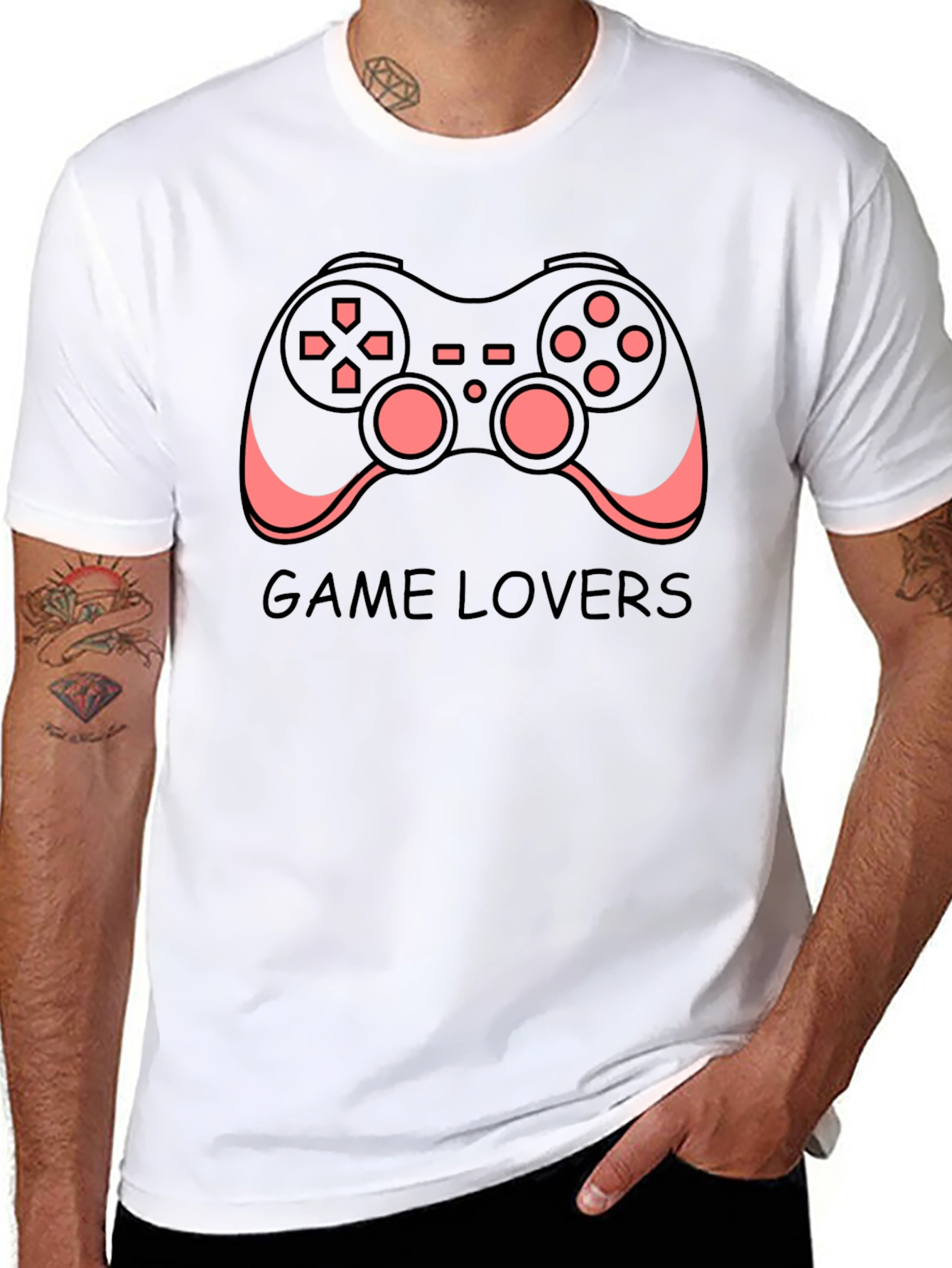 Game Lovers Black T-Shirt