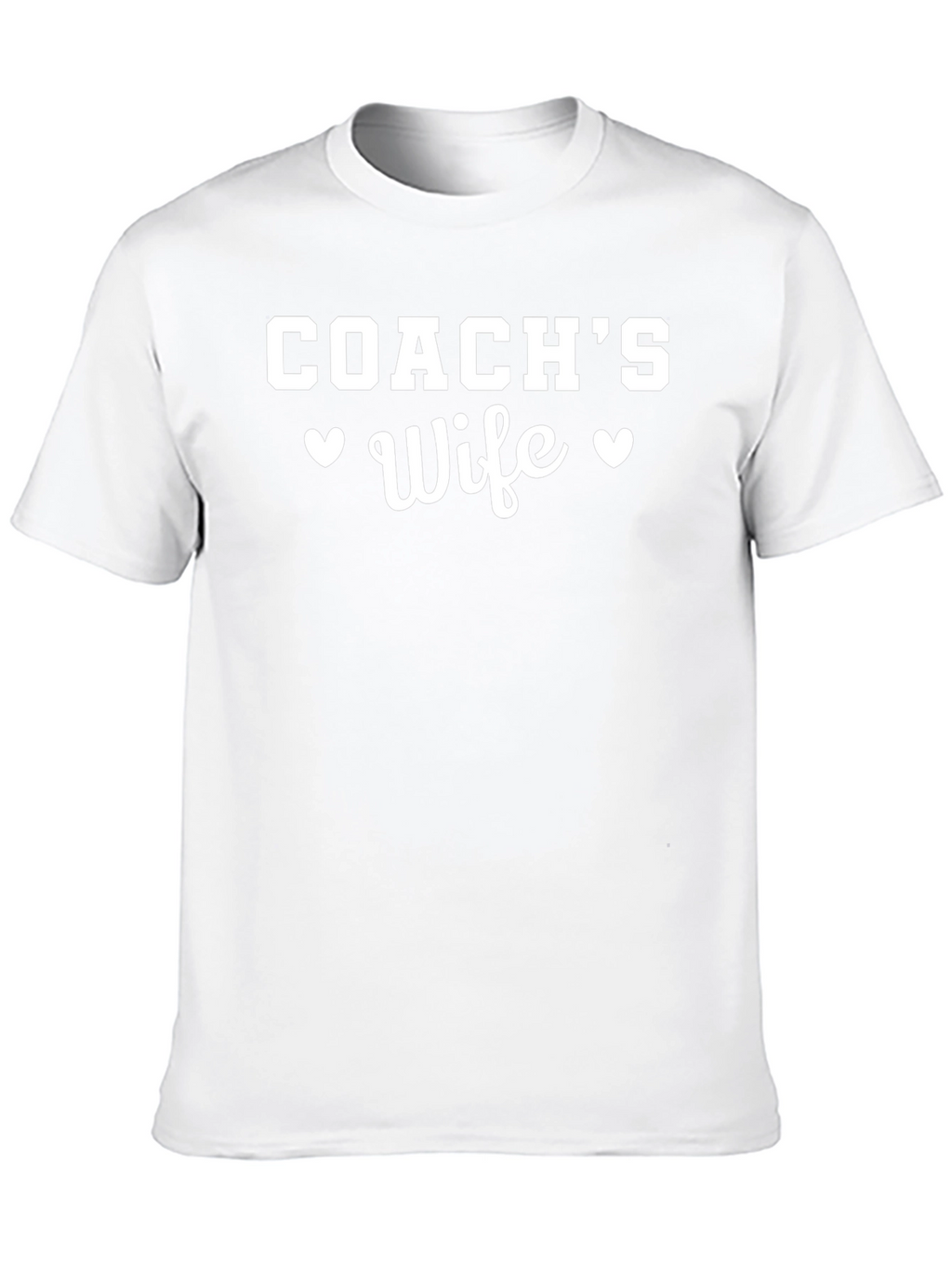 Coachs Wife Heart Graphic T-Shirt
