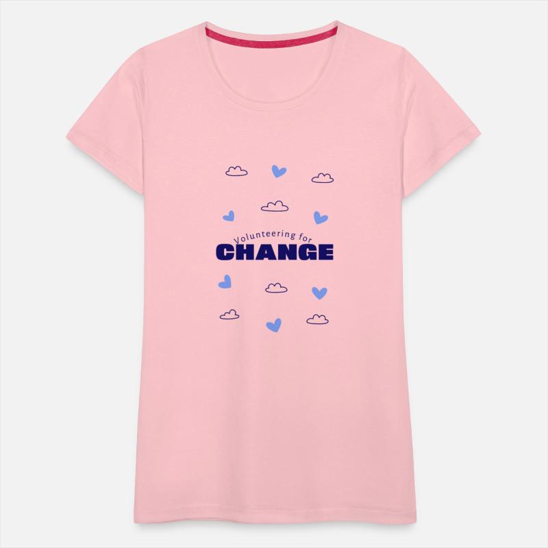 Volunteering For Change Modern Digital Art Design.