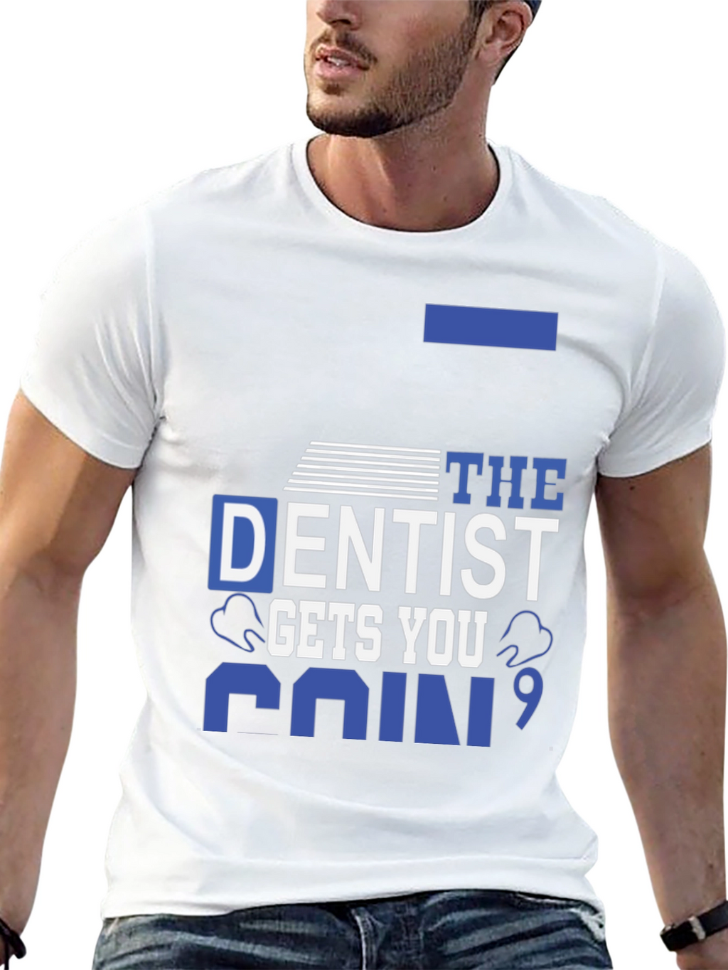 Dentist Gets You Pain T-Shirt - Black Cotton Tee