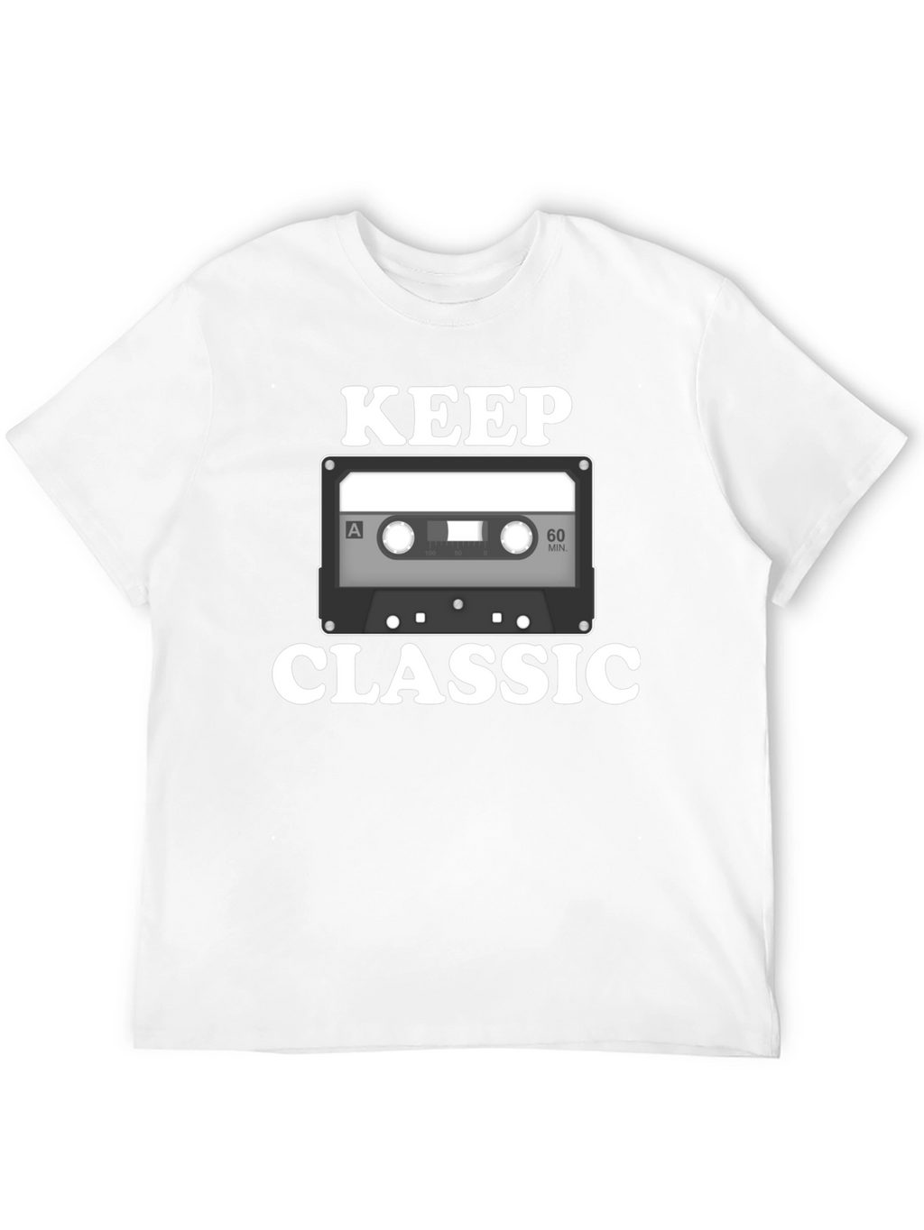 Keep Classic Graphic T-Shirt - Retro Cassette Design