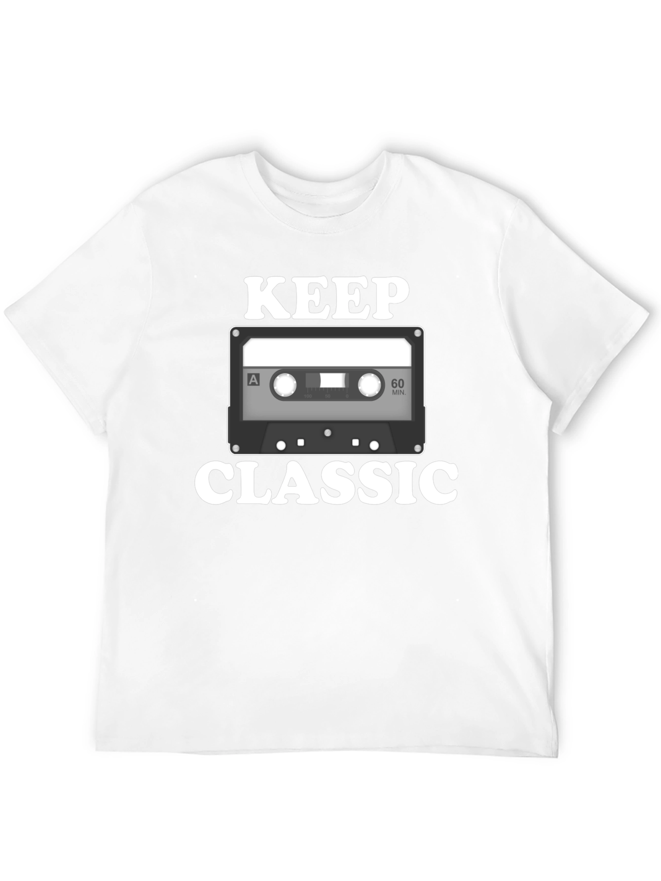 Keep Classic Graphic T-Shirt - Retro Cassette Design