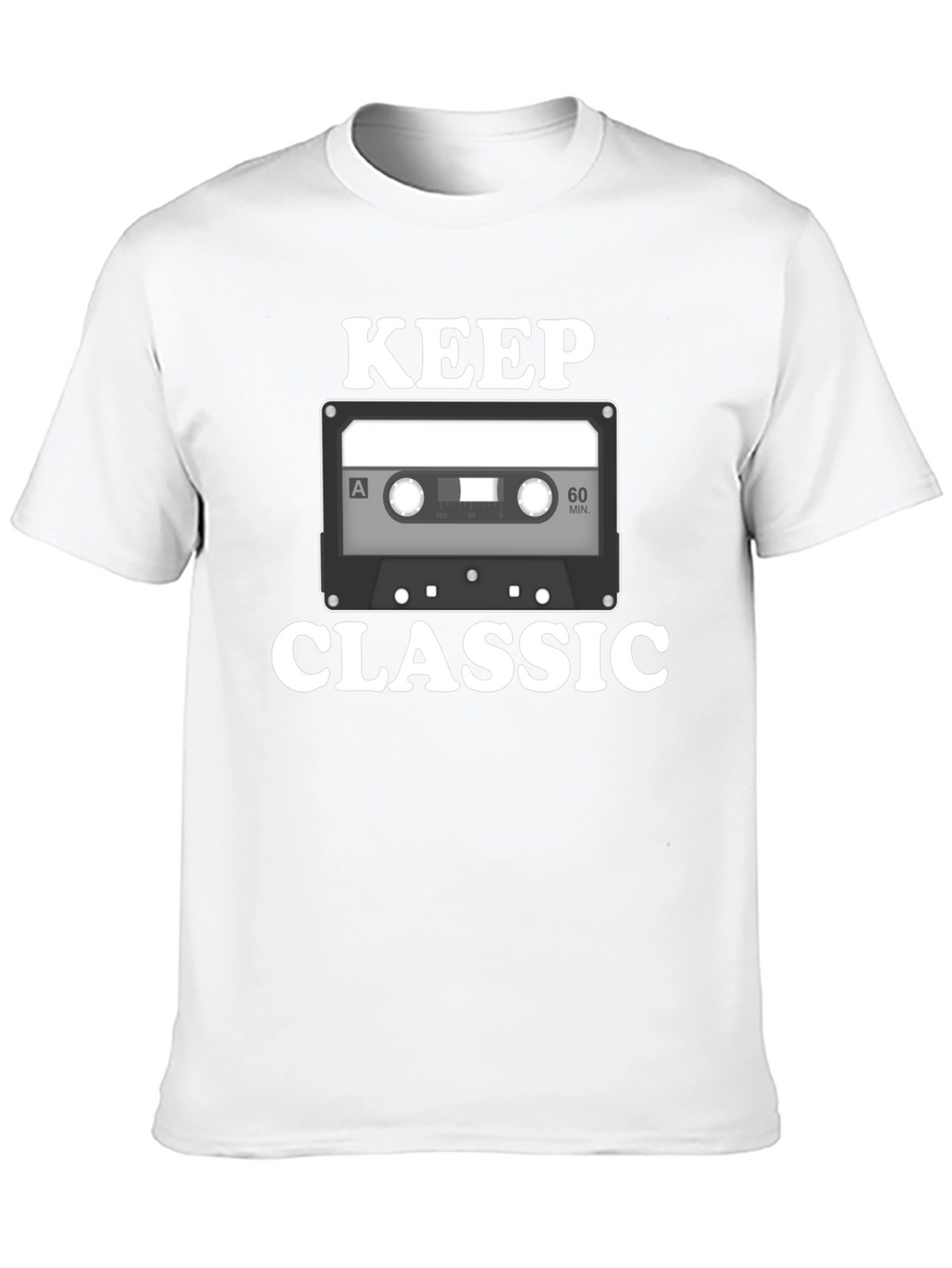 Keep Classic Graphic T-Shirt - Retro Cassette Design