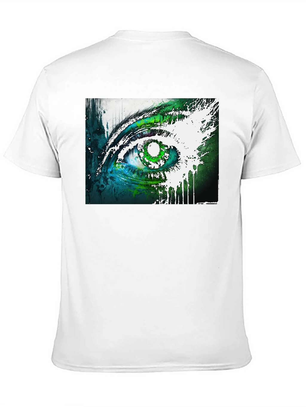 Abstract Eye Graphic Tee - Unique Design Soft Cotton