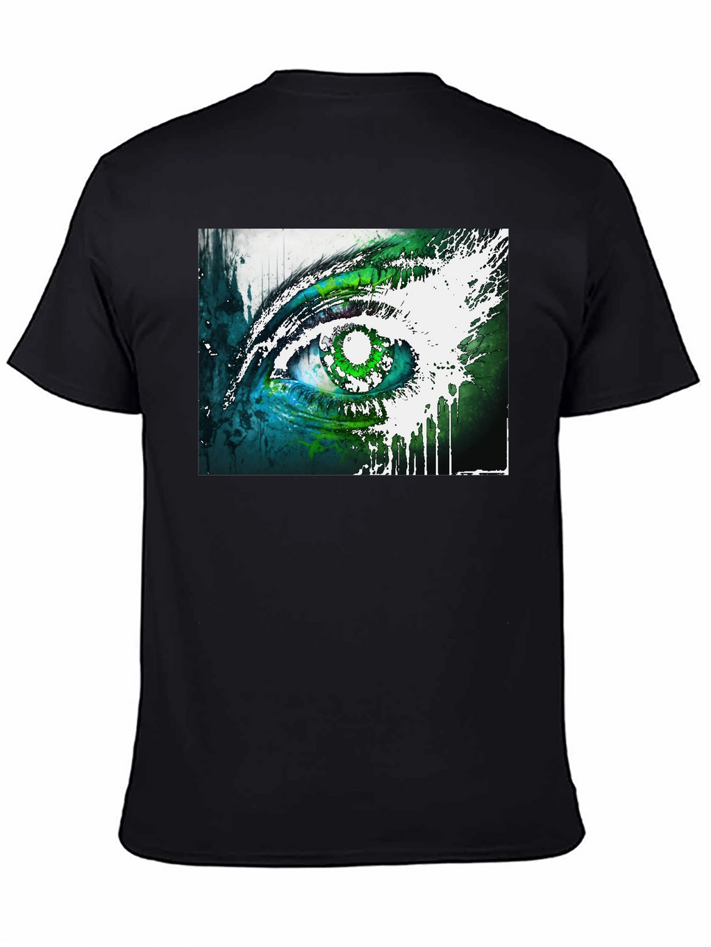 Abstract Eye Graphic Tee - Unique Design Soft Cotton