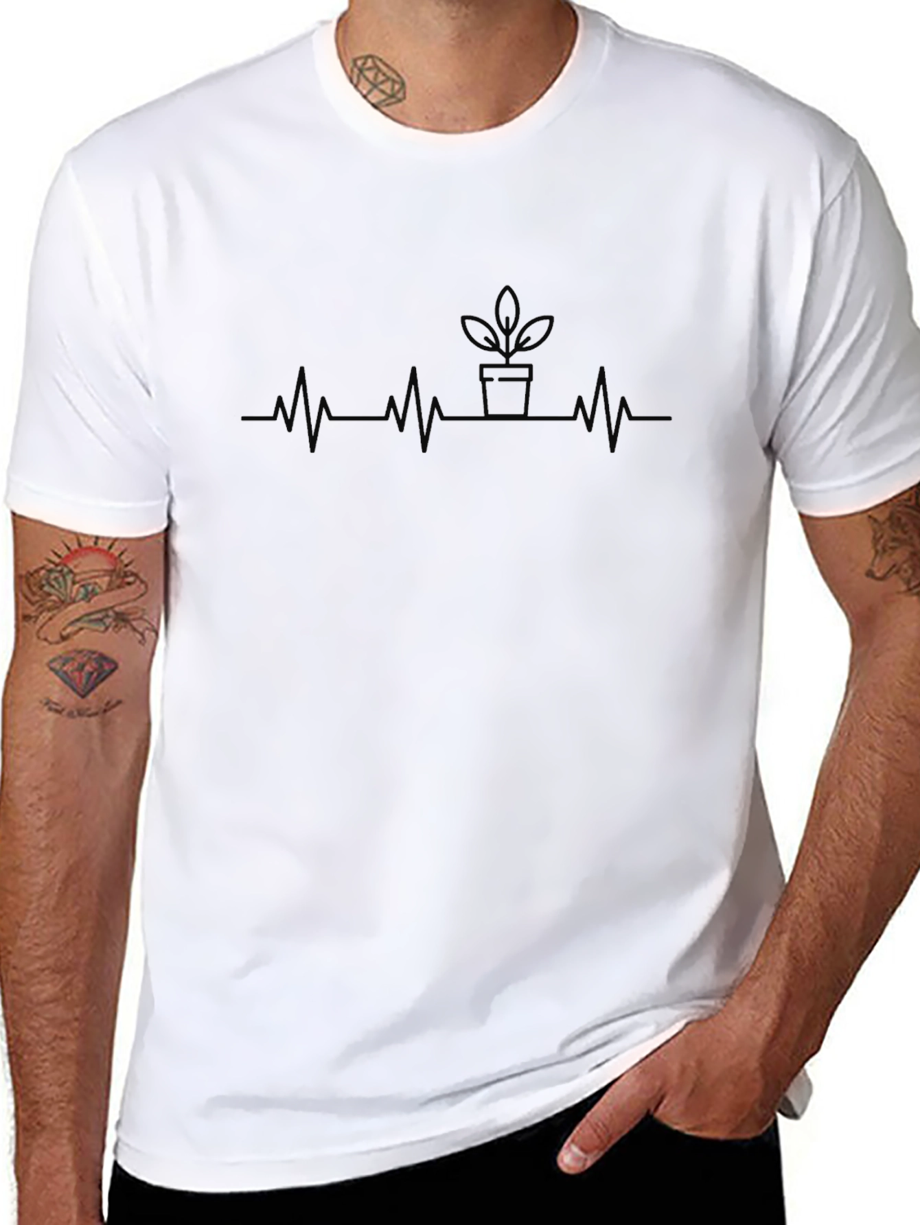 Gardener Heartbeat T-Shirt - Plant Lover Tee