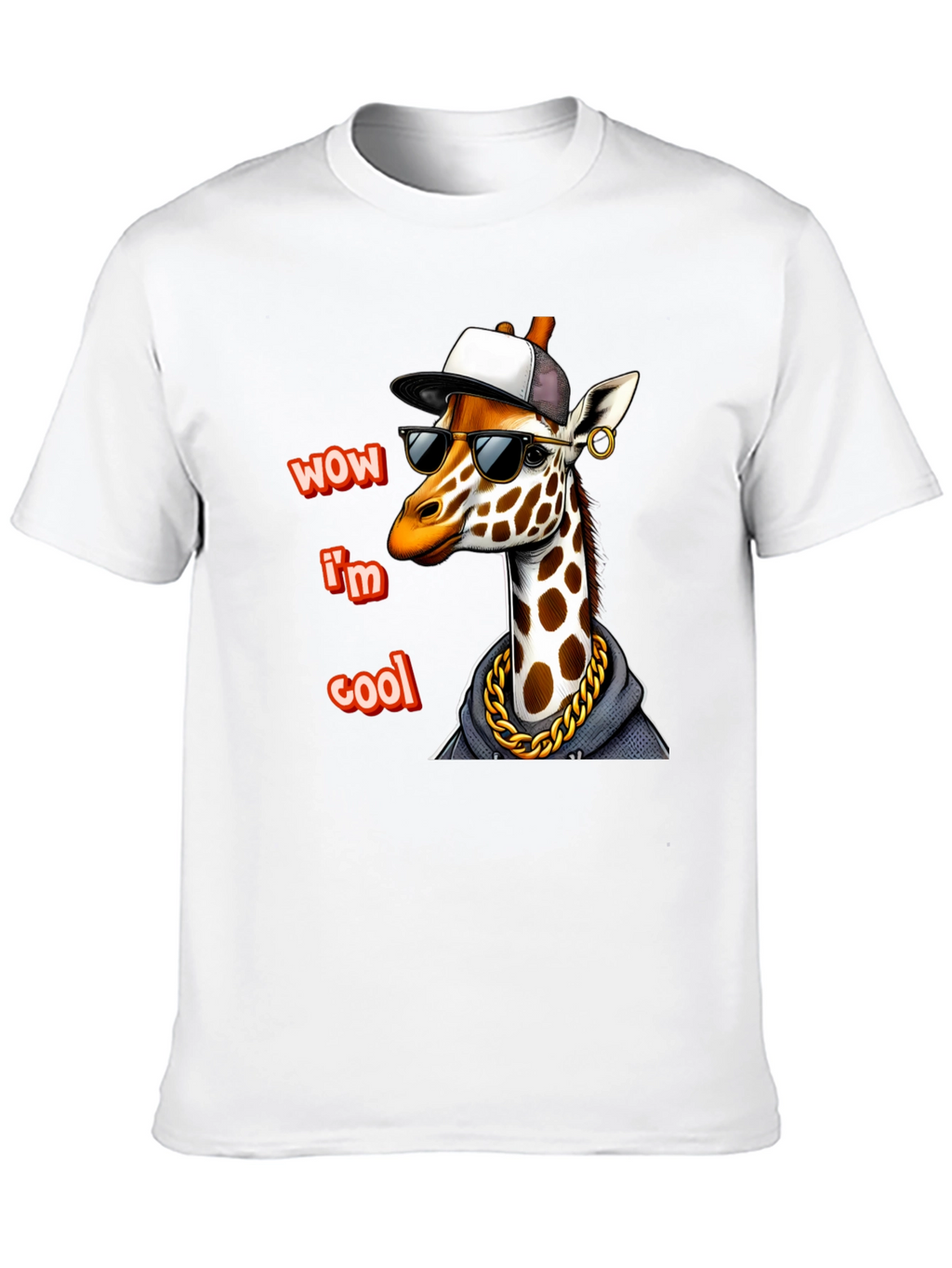 Cool Giraffe T-Shirt - Stylish Urban Design