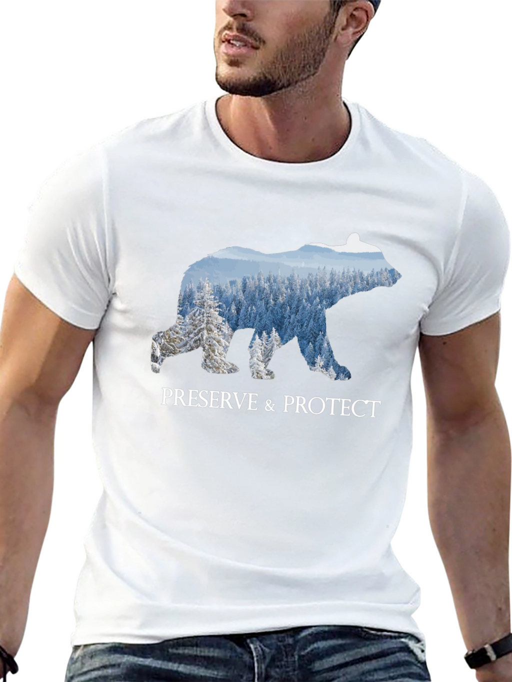 Preserve & Protect Bear Graphic Tee