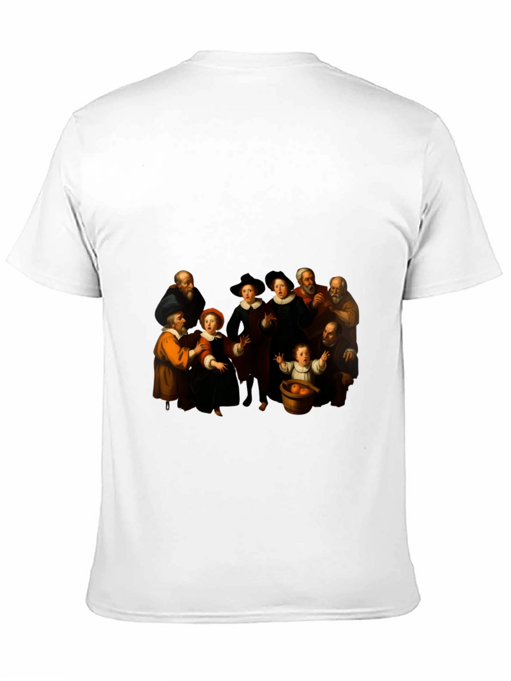 Renaissance Art Print Black T-Shirt